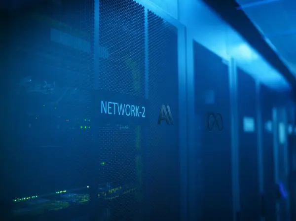 Logos Meta et Anthropic côte à côte symbolisant leur partenariat data center